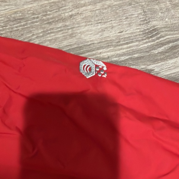 Mountain Hardwear Men's Bold Red Raincoat - Picture 4 of 6